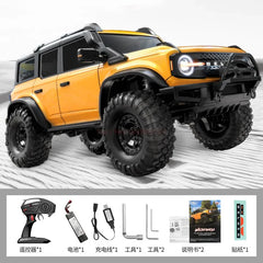 #0270 Rc Car Huangbo R1001 1/10  Full Scale 2.4g Simulation Climbing Off-Road Vehicle Model Adult Boys Remote Control Toys Xmas Gift