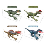 #0528 Laser Tracking RC Dinosaur Toys for Kids Remote Control Robot Verisimilitude Sound Spray for Kids Boys Girls Children's Gifts