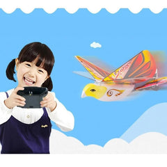 #0385 Flying Birds Electronic Mini RC Drone Toys Helicopter 360 Degree Flying RC Bird Toy 2.4 GHz Remote Control E-Bird for Children