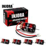 #0238 INJORA Waterproof 550 Brushed 5-SLOT Motor 10T 15T 20T 25T for 1:10 Scale RC Model Car Crawler Truck (INM08)