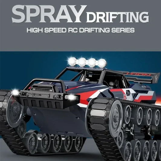 #0629 1/12 Rc Tank 2.4G Remote Control Alloy Tank High Speed Drift Spray Tanks RC Model Kids Toy Children Toys Gifts