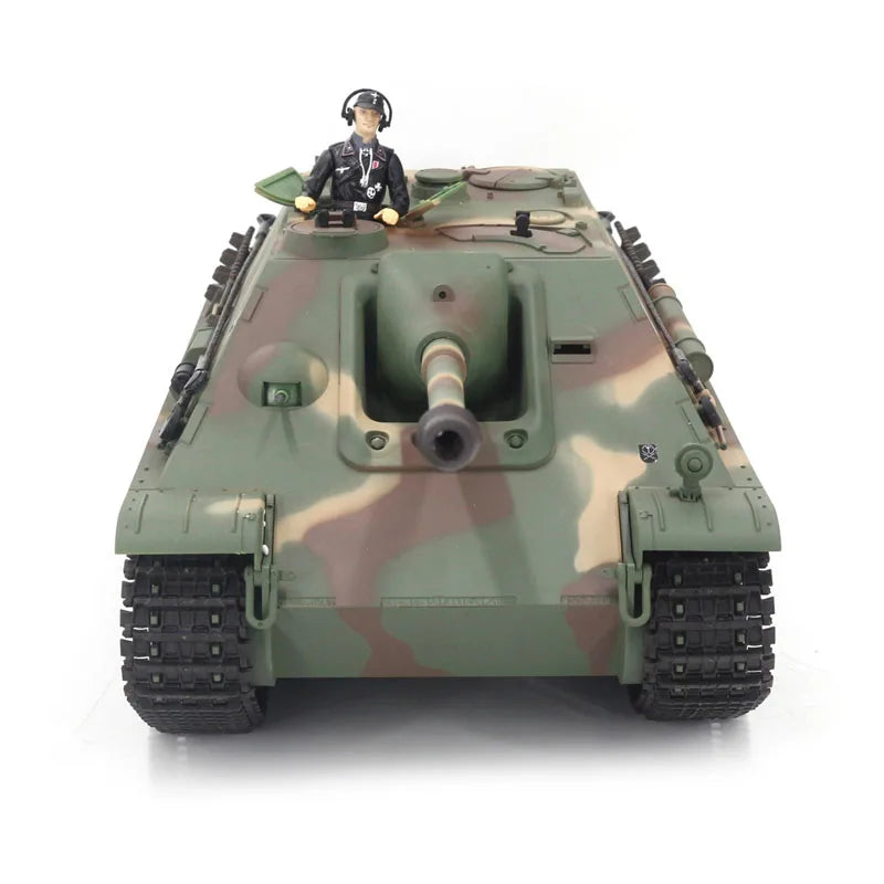 #0681 Henglong 3869 Remote Control Tank 1:16 German "cheetah" Heavy Anti Tank Fighter Tank Rc Multi Functional Combat Simulation Model