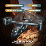 #0611 JIKEFUN LM19 Max RC UAV Osprey Brushless Helicopter with Camera 4K HD Fly Around Remote Control Armed Quadcopter Toys for Adults