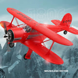 #0369 WLtoys XK A300 Beech-D17S RC Plane Double Wings Remote Control Airplane 3D6G 1806 Brushless Motor Aircraft Toys for Kids Adults