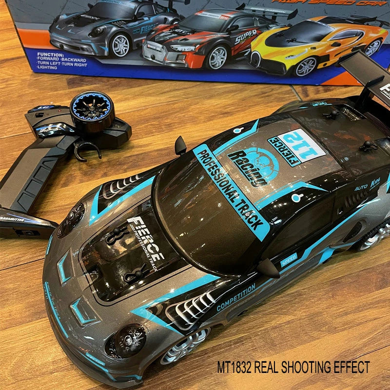 #0271 1/14 RC Car 2.4G 4WD Scale Remote Control Car High Speed Vechicle Sport Drift Racing Vehicle with Light Sound Toys