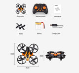 #0833 Mini RC Quadcopter W 3 Pcs Battery 2.4G Four-axis Aircraft Drone Headless Mode Remote Control PK Machine 010 JJRC H36