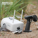 #0001 Sniclo 1:64 V65 Off-Road FPV Car Micro FPV Car with Goggles Micro RC 4WD Car Remote Mangetic Removable FPVBOX Simulation Drift