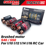 #0244 Surpass Hobby Brushed Motor 540 550 High Speed Torque Brush for 1/10 1/12 1/14 Rc Car Crawler Monster Truck Off Road Upgrade