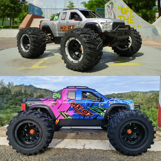 #0548 ZD Racing 1/7 MX-07 MX 07 4WD 8S Brushless MONSTER TRUCK buggy Off-Road RC Electric 80km/h High-speed Racing remote control cars