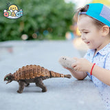 #0655 RC Dinosaur Ankylosaurus Simulation Remote Control Dino Realistic Walking With Light Sounds Creative Animal Toys