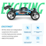 #0050 Wltoys 184011 RC Car 1/18 4WD 2.4G Radio Control Remote Vehicle Models Full Proportion High Speed 30km/H Off Road RC Cars Toys