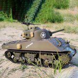 #0690 Henglong 3898-1 Us Sherman M4a3 Remote-controlled Main Battle Tank 1:16 Combat Simulation Remote-controlled Toy Car