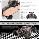 #0638 WLtoys 184016 75KM/H 2.4G RC Car Brushless 4WD Electric High Speed Off-Road Remote Control Drift Toys for Children Racing