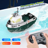 #0831 1: 32 Rc Boat Mini High-Speed Boat Rc Remote Control Boat Tugboat Toy Can Be Launched Model Boat Gift