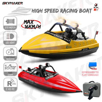 #0009 Wltoys Boat WL917 Mini RC Jet Boat with Remote Control Water Jet Thruster 2.4G Electric High Speed Racing Boat Toy