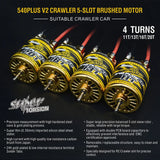 #0244 Surpass Hobby Brushed Motor 540 550 High Speed Torque Brush for 1/10 1/12 1/14 Rc Car Crawler Monster Truck Off Road Upgrade