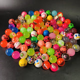 #0800 12/30Pcs Mini Colorful Bouncy Ball Toy Children Birthday Party Baby Shower Gift Pinata Filler Boys Girls Reward Party Favors Bag