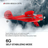 #0369 WLtoys XK A300 Beech-D17S RC Plane Double Wings Remote Control Airplane 3D6G 1806 Brushless Motor Aircraft Toys for Kids Adults