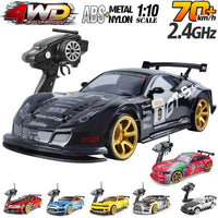 #0516 Remote Control Car 1:10 4wd 70km/H High Speed Drift Racing RC Car Simulation Gtr Car Toy Off-Road Rc Car Kids Toys