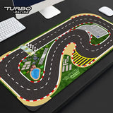 #0224 50x95cm 160x90cm 120x80cm 180x80CM Portable Turbo Racing Rubber Mat 1:76 RC Mini Car Track Race Accessory for Table Racing Car