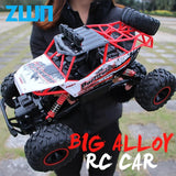 #0616 ZWN 1:12 / 1:16 4WD RC Car With Led Lights 2.4G Radio Remote Control Cars Buggy Off-Road Control Trucks Boys Toys for Children