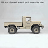 #0726 CROSSRC Car 1/10 HC4 4WD Off Road Military Truck Crawler KIT Model W/O Battery TH10479-SMT6