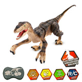 #0524 Remote Control Dinosaur Toys for Kids 2.4Ghz RC Dinosaur Robot Toy with Verisimilitude Sound for Kids Boys Girls Children's Gift