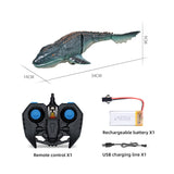 #0656 2.4Ghz Rc Shark Dinosaur Submarine Waterproof Remote Control Boat Water Games Outdoor Pool Lake Toys RC Submarine High-Speed Toy