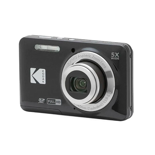 #0797 KODAK PIXPRO FZ55-RD 16MP Digital Camera 5X Optical Zoom 28mm Wide Angle 1080P Full HD Video 2.7" LCD Vlogging Camera