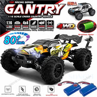 #0287 4WD RC Car 4x4 Off Road Drift Racing Cars 50 or 80KM/h Super Brushless High Speed Radio Waterproof Truck Remote Control