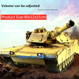 #0209 Type 10 2.4G RC Tank 40CM Large Update To 40Mins Tiger Tank RC T 34 Tank Independent Load-bearing Track Turret Tank Toy For Boys