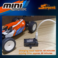 #0885 Serpent 1:24 Mini RC Car with Gyro 2.4GHz Off-Road RC Car RTR Remote Control Car Electric Toys for Adults and Kids