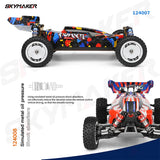 #0015 WLtoys 124007 124008 V8 1:12 Brushless RC Car 75Km/H High Speed Metal 4WD Drive Off-Road 2.4G 124016 124017 1/12 RC Car Toys