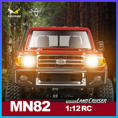 #0567 Mang Niu MN82 Four-drive Remote Control Off-road Vehicle 1:12 Toyota Land Patrol Pickup Climbing Model Toy Children's Gift