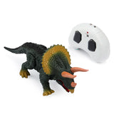 #0651 RC Remote Control Dinosaur Model Eyes Light Up with Realistic Sound Can Walk Kids Children Toy Gifts