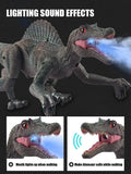 #0653 2in1 Five Way Infrared Tracking Chasing Light Remote Control Spray Dinosaur Spray Sound Light Red Light Birthday Gift For Boys