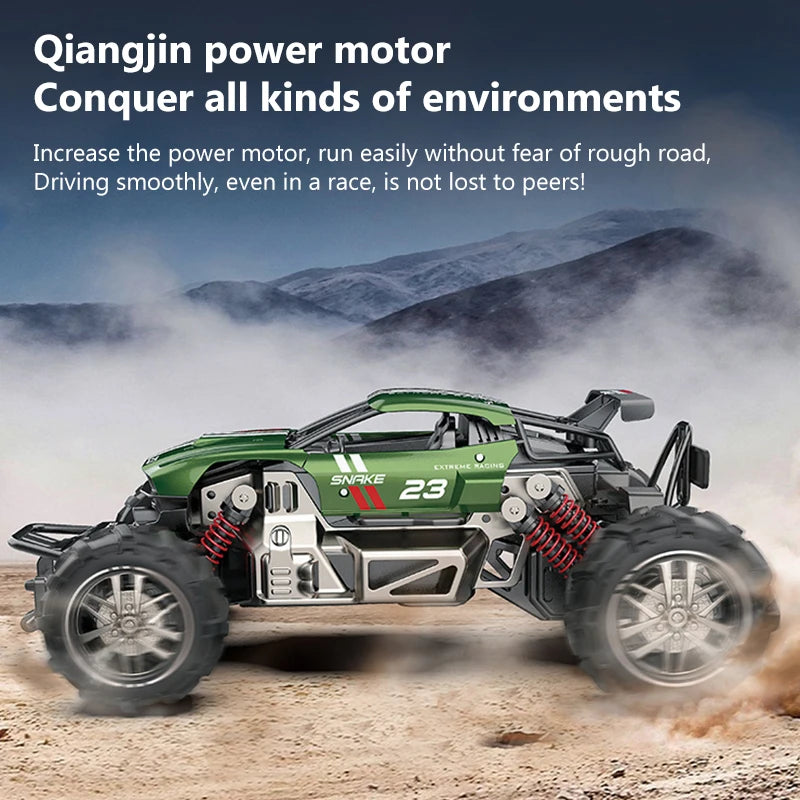 #0546 2.4GHz RC Cars 1:14 Remote Control Alloy Car 20+ Km/h High Speed Off Road Rc Truck All Terrains Toys Racing Car for Boys Girls