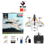 #0374 WLtoys XK X450 RC Airplane 6CH Brushless Plane 2.4G Radio Control Glider Fixed Wing Remote Control Aircraft 3D/6G RC Helicopters