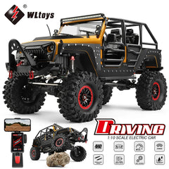 #0941 WLtoys 104026 1/10 Professional RC Car Off Road 4x4 2.4G 4WD Remote Control Cars 45 Minutes Working Time Climbing Car Adult Toy