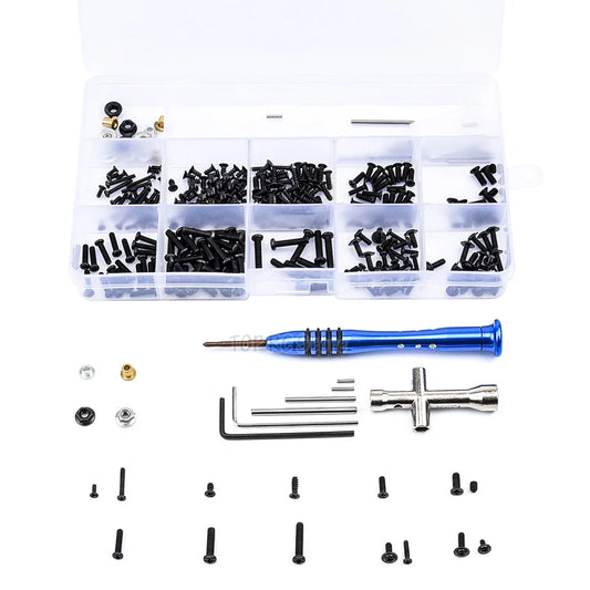 #0467 RC Car Tool & Screws Box Kit Set for Wltoys 1/14 144001/A949/A959/A969/A979/K92 RC Car Accessories