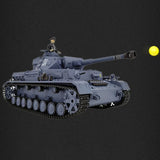 #0678 Henglong 38591/16 Simulation German Iv F2 Remote Control Medium Tank Support Multi Functional Battle Model Car Children's Toy