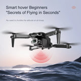 #0772 S128 Mini Drone 4K HD Camera Three-sided Obstacle Avoidance Air Pressure Fixed Height Professional Foldable Quadcopter Toys