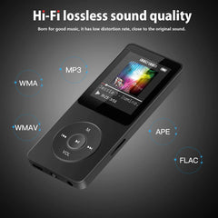 #0835 MP3 Player Built-in Speaker Portable Music Player Bluetooth-Compatible 5.4 Music Stereo Player Support FM Radio E-Book Recording