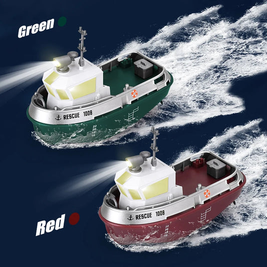 #0831 1: 32 Rc Boat Mini High-Speed Boat Rc Remote Control Boat Tugboat Toy Can Be Launched Model Boat Gift