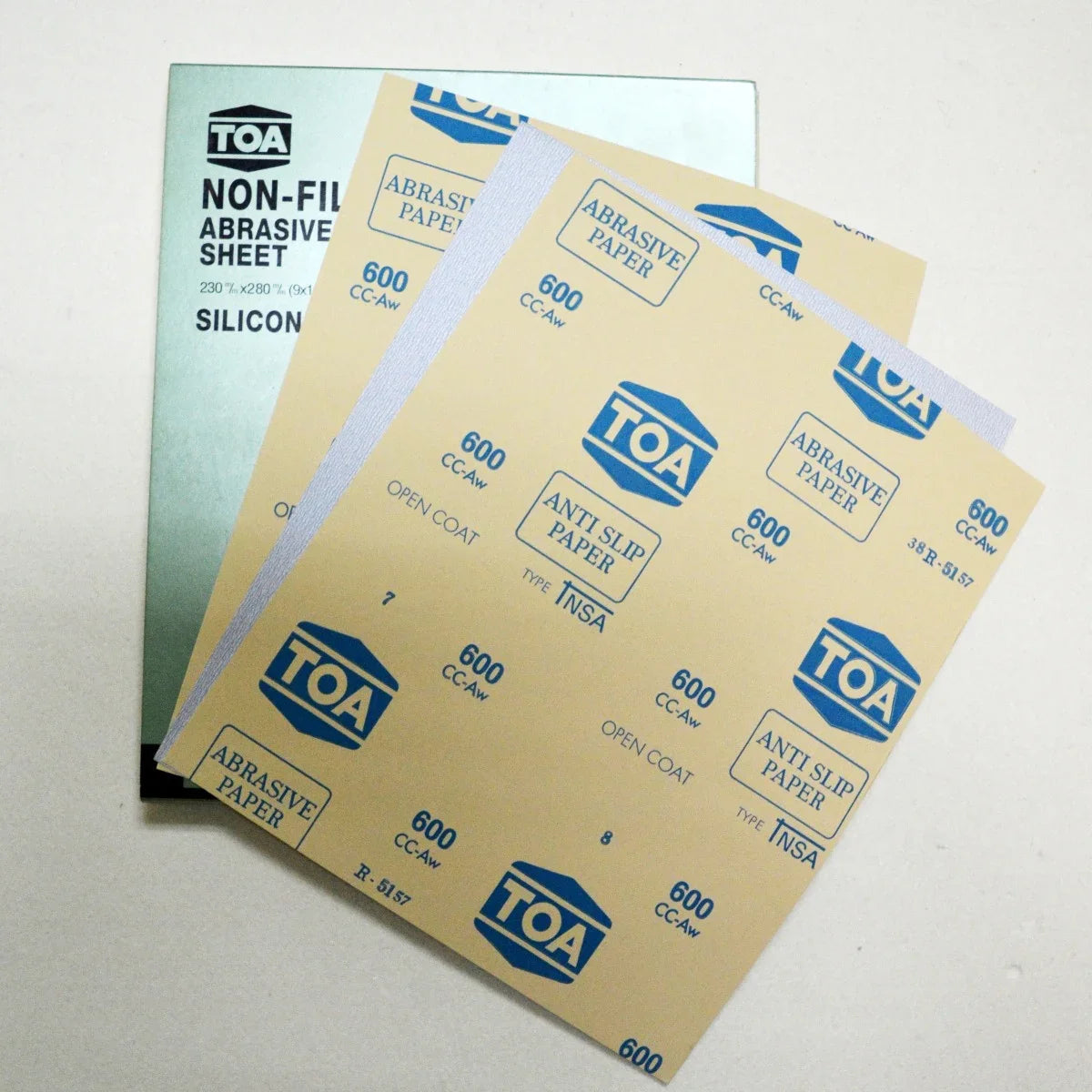 #0948 TOA #320-1000 Sandpaper Assembly Model Sanding Tools Non-filling Abrasive Paper Sheet for Military Model Polishing Tools DIY